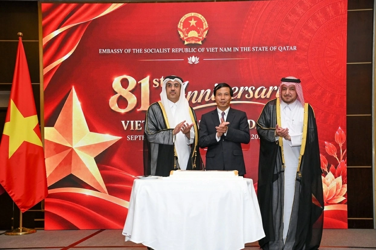 Đại sứ quán Việt Nam tại Qatar long trọng tổ chức Lễ kỷ niệm 81 năm Quốc khánh Việt Nam