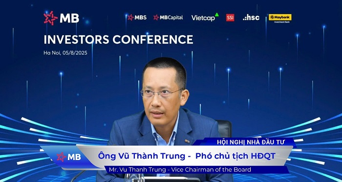 Ông Vũ Thành Trung - Phó Chủ tịch HĐQT MB khẳng địn