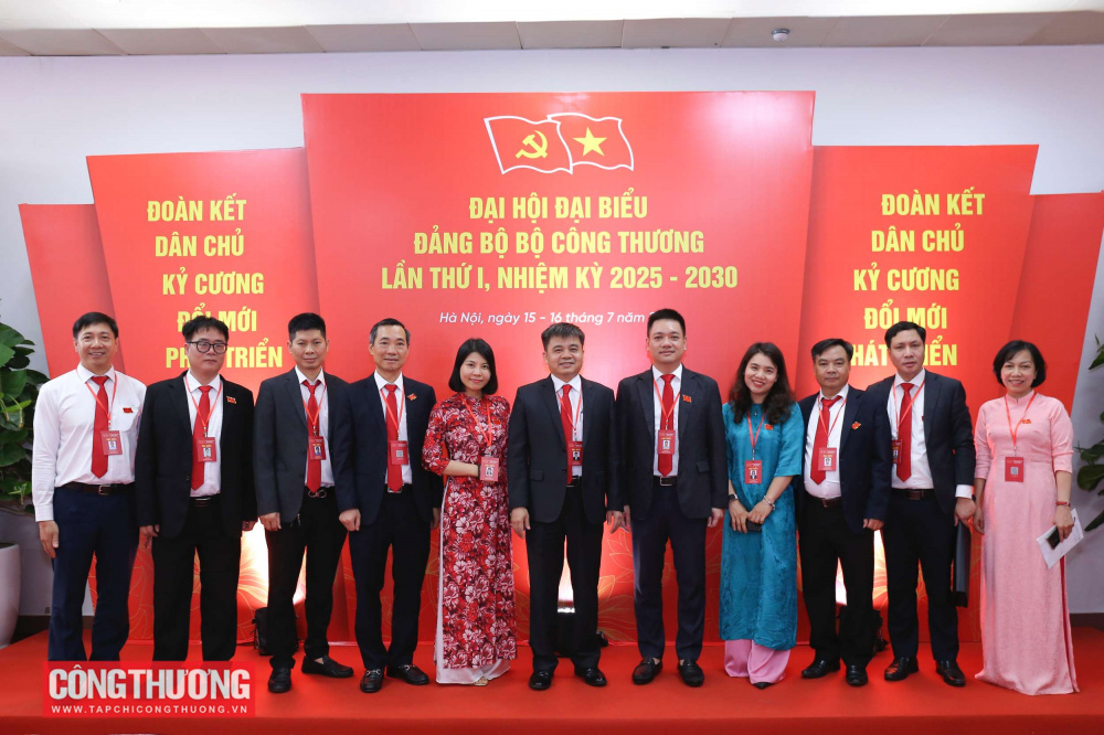 Phiên thứ nhất Đại hội đại biểu Đảng bộ Bộ Công Thương lần thứ I, nhiệm kỳ 2025 - 2030