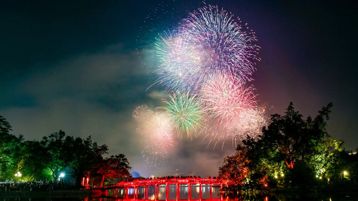 Chi tiết 5 điểm bắn pháo hoa chào mừng 80 năm Quốc khánh 2/9 tại Hà Nội