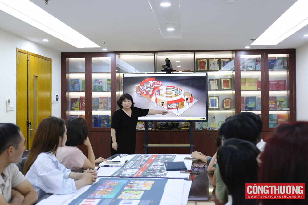 Gấp rút hoàn thiện gian triển lãm 