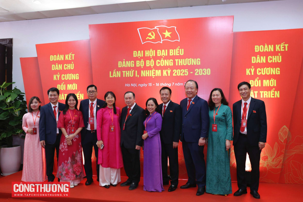 Phiên thứ nhất Đại hội đại biểu Đảng bộ Bộ Công Thương lần thứ I, nhiệm kỳ 2025 - 2030