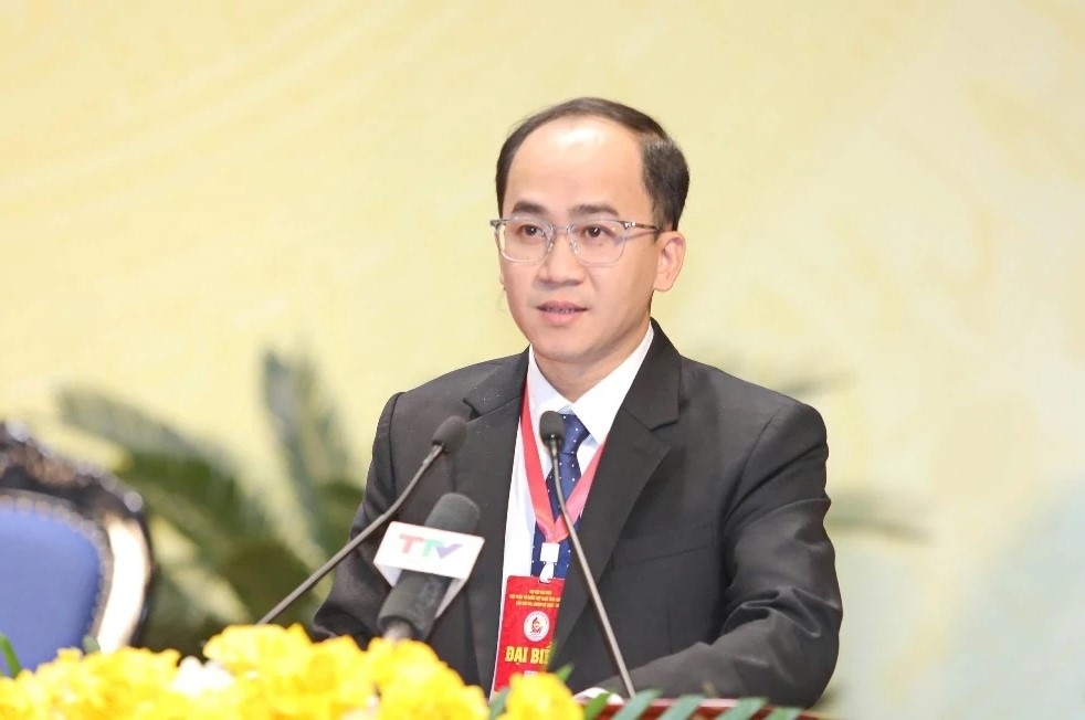 Ông Hà Nam Thành, Chủ tịch Ủy ban MTTQ xã Bá Thước.(ảnh Minh Hiếu)