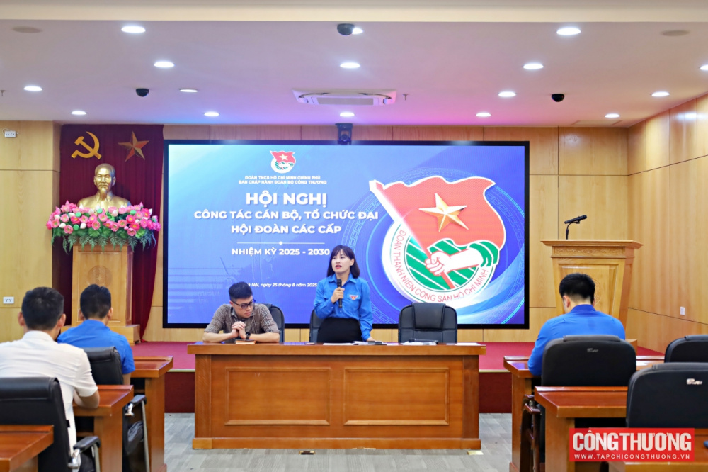 Đoàn thanh niên Bộ Công Thương tập huấn công tác tổ chức Đại hội Đoàn các cấp, nhiệm kỳ 2025 - 2030