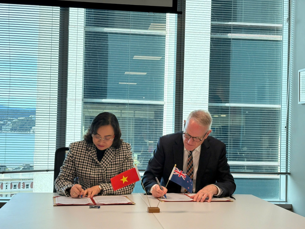 Việt Nam - New Zealand thúc đẩy hợp tác kinh tế, hướng tới mục tiêu 3 tỷ USD vào năm 2026