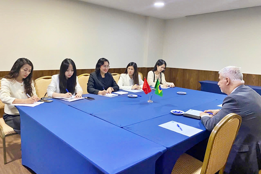 Các hoạt động của Thứ trưởng Phan Thị Thắng trong chuyến công tác tham dự Hội nghị thượng đỉnh BRICS mở rộng và làm việc song phương tại Brazil