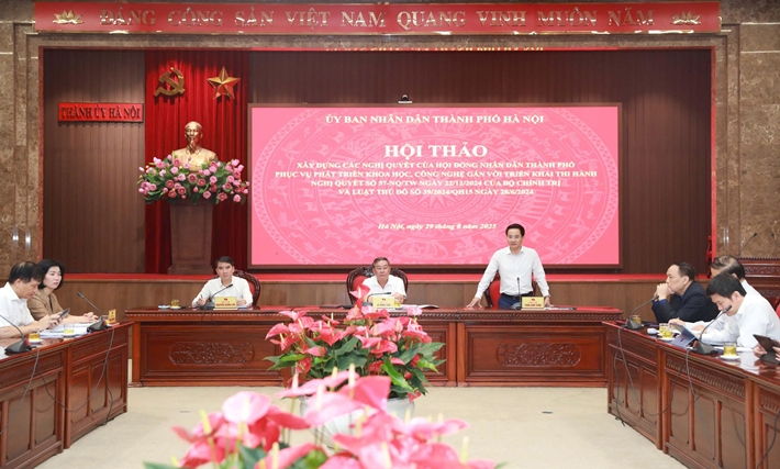 Hà Nội cần sớm ban hành chùm 6 Nghị quyết về khoa học, công nghệ và đổi mới sáng tạoHà Nội cần sớm ban hành chùm 6 Nghị quyết về khoa học, công nghệ và đổi mới sáng tạo