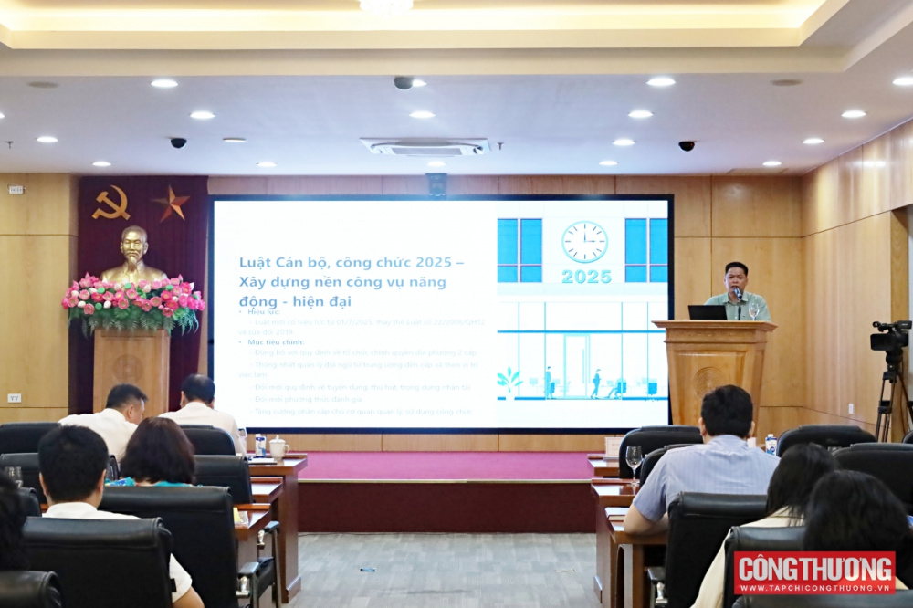 Bộ Công Thương nâng cao chất lượng đội ngũ cán bộ, công chức