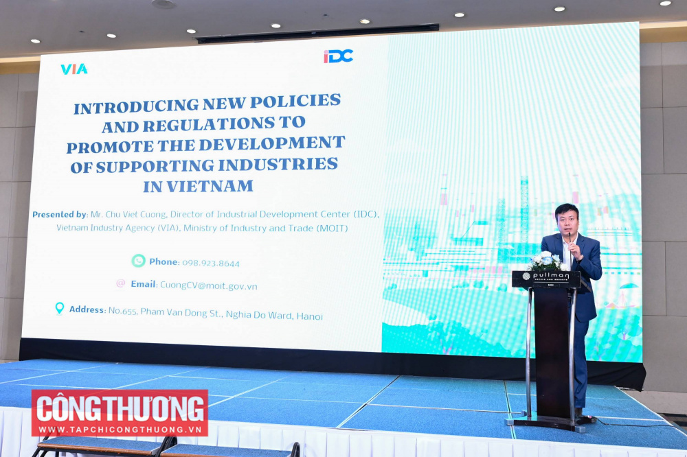 Hội thảo “Xúc tiến đầu tư trong lĩnh vực công nghiệp hỗ trợ” diễn ra sáng 5/8/2025