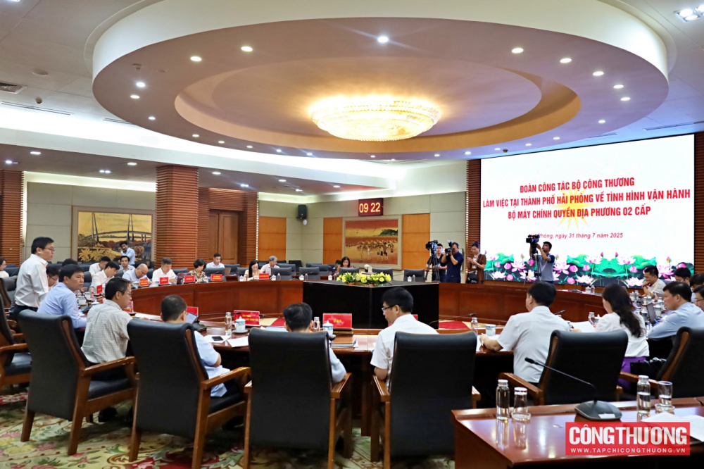 Bộ Công Thương cùng Hải Phòng tháo gỡ khó khăn, vướng mắc khi vận hành chính quyền hai cấp