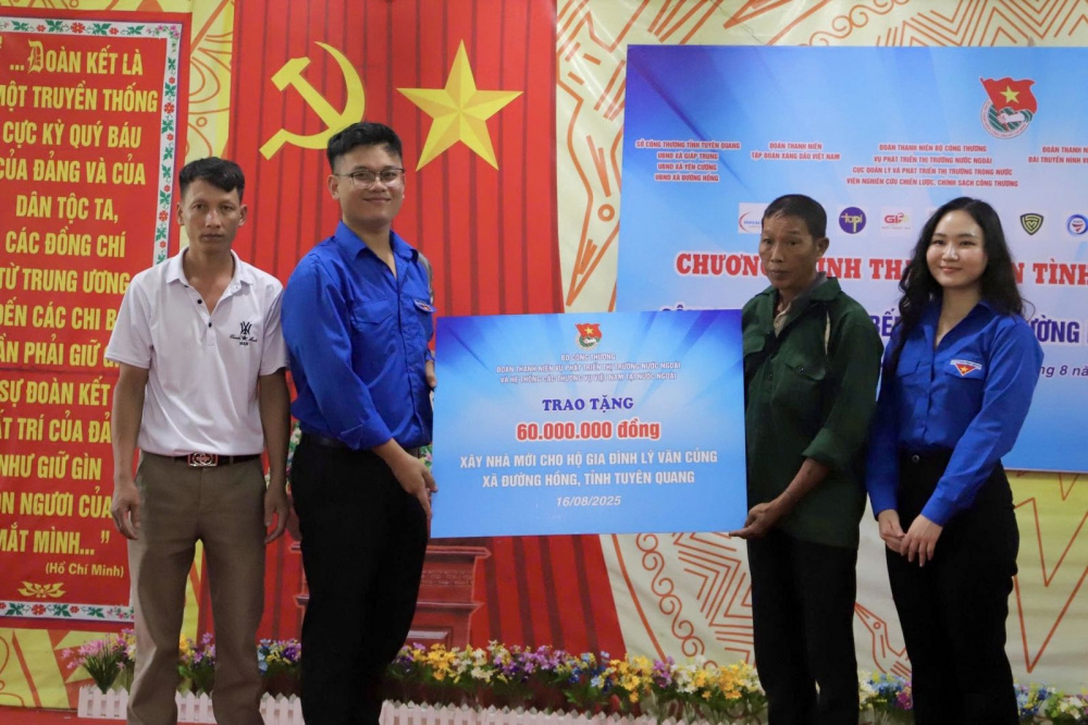 Đoàn Thanh niên Bộ Công Thương: Chung tay xóa nhà tạm, nhà dột nát