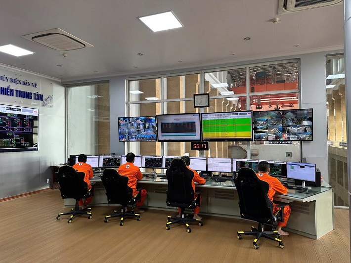 Thủy điện Bản Vẽ cắt giảm 74% lưu lượng đỉnh lũ đảm bảo vận hành an toàn 