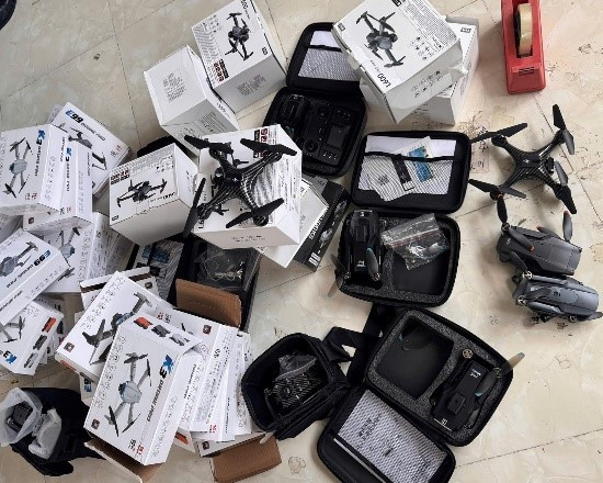 Hà Nội thu giữ hơn 100 thiết bị bay điều khiển từ xa không rõ nguồn gốc