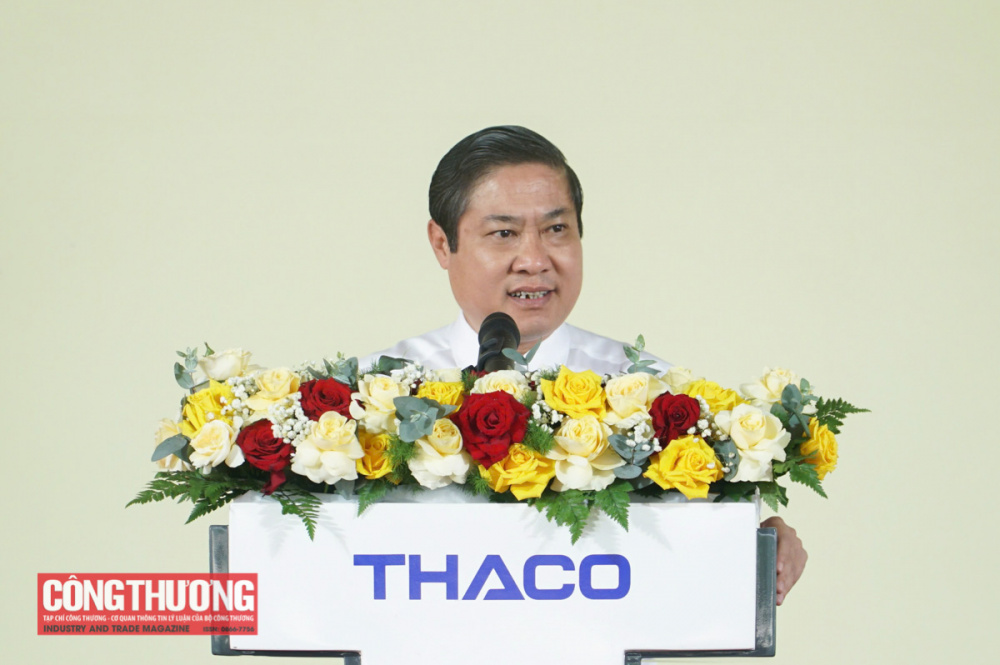 Phó Chủ tịch Ủy ban nhân dân thành phố Đà Nẵng Phan Thái Bình phát biểu tại lễ khởi công.