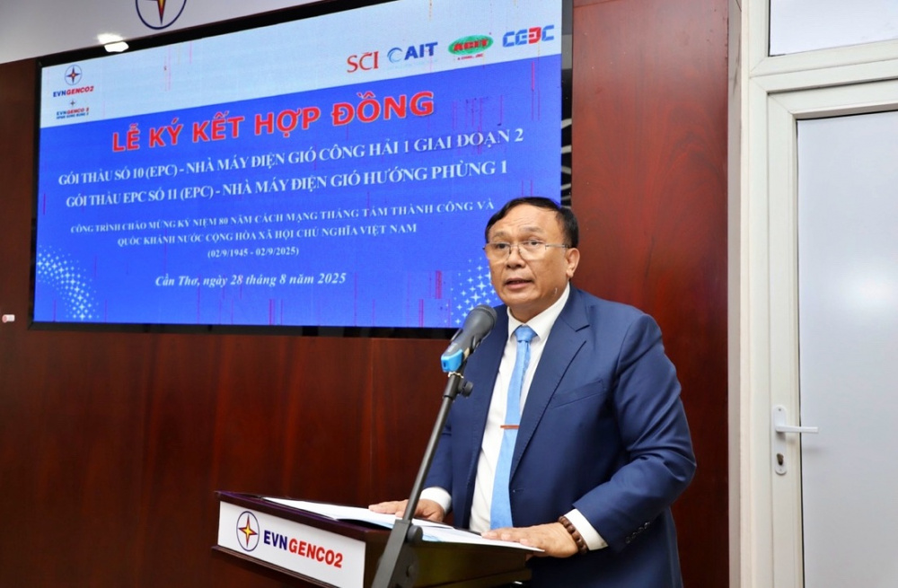 phát biểu tại ký kết điện gió