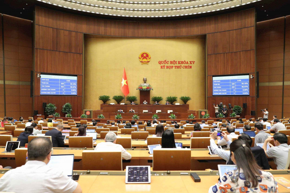 Quốc hội khóa XV biểu quyết thông qua Luật Hóa chất sửa đổi tại kỳ họp thứ 9