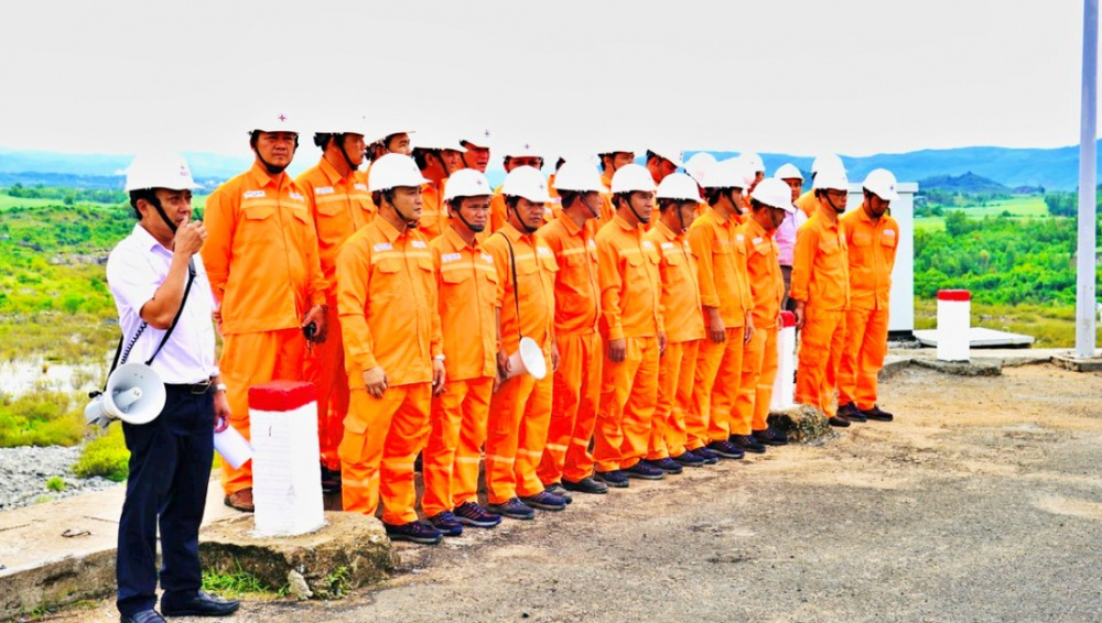 tại buổi diễn tập