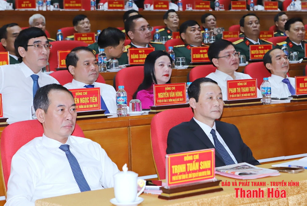 Kỷ niệm 80 năm Ngày truyền thống Lực lượng vũ trang tỉnh Thanh Hóa và đón nhận Huân chương Bảo vệ Tổ quốc hạng Nhất