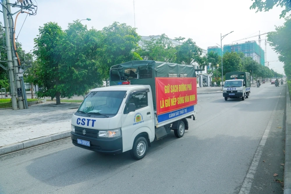 Phường Hạc Thành chuyển biến rõ nét sau thực hiện cao điểm ra quân lập lại trật tự đô thị