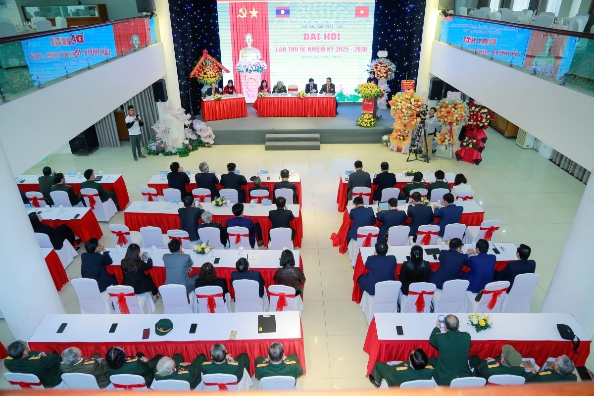Đại hội Hội hữu nghị Việt - Lào tỉnh Thanh Hóa lần thứ IV, nhiệm kỳ 2025-2030