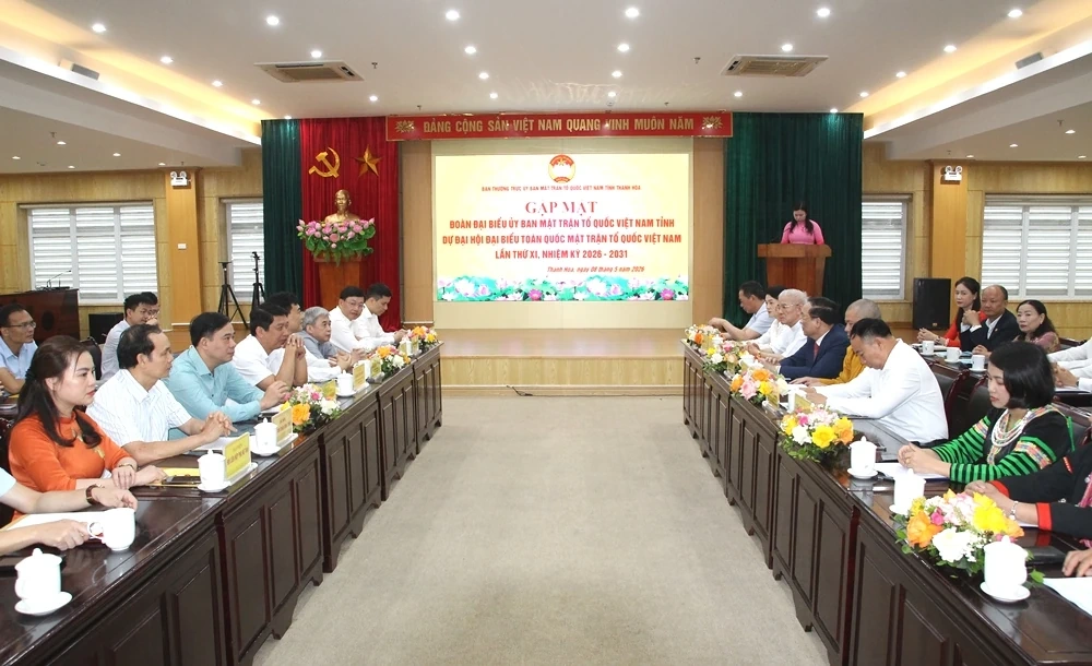 Gặp mặt 22 đại biểu dự Đại hội đại biểu toàn quốc MTTQ Việt Nam lần thứ XI