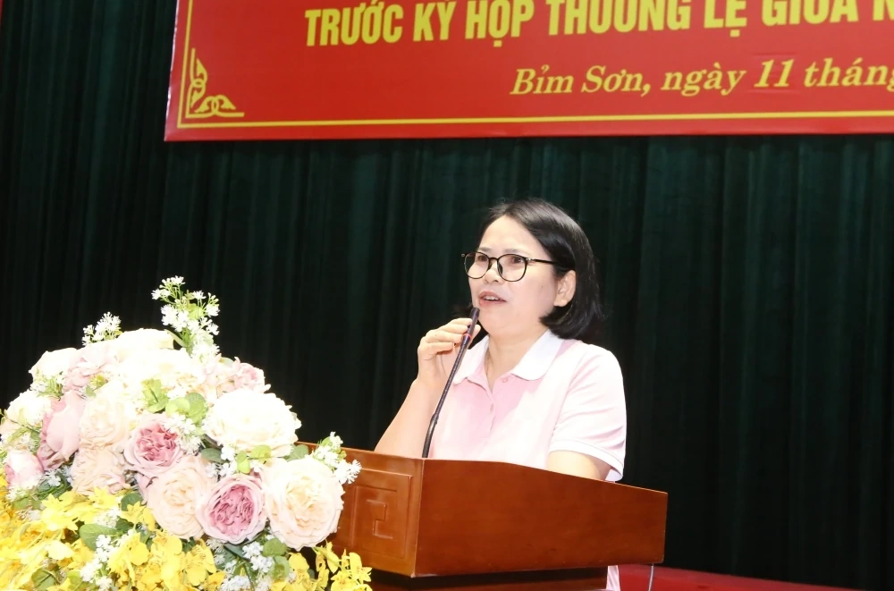 Đại biểu HĐND tỉnh tiếp xúc cử tri đơn vị bầu cử số 23