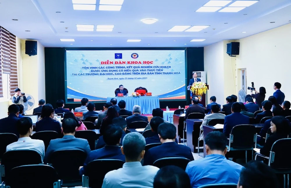 Diễn đ&agrave;n khoa học t&ocirc;n vinh c&aacute;c c&ocirc;ng tr&igrave;nh nghi&ecirc;n cứu ứng dụng hiệu quả v&agrave;o thực tiễn