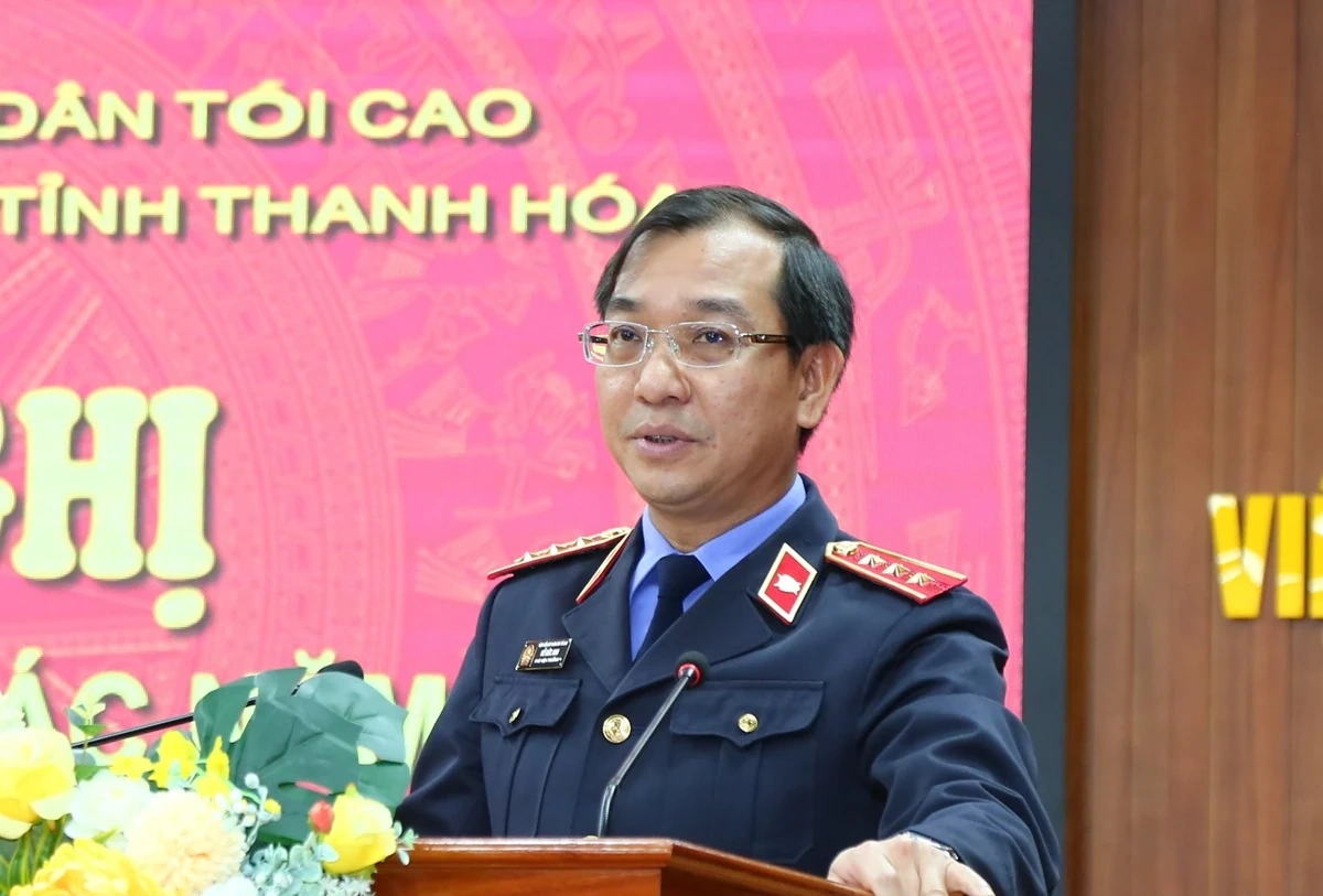 Thanh H&oacute;a c&oacute; t&acirc;n Ph&oacute; Viện trưởng VKSND tỉnh