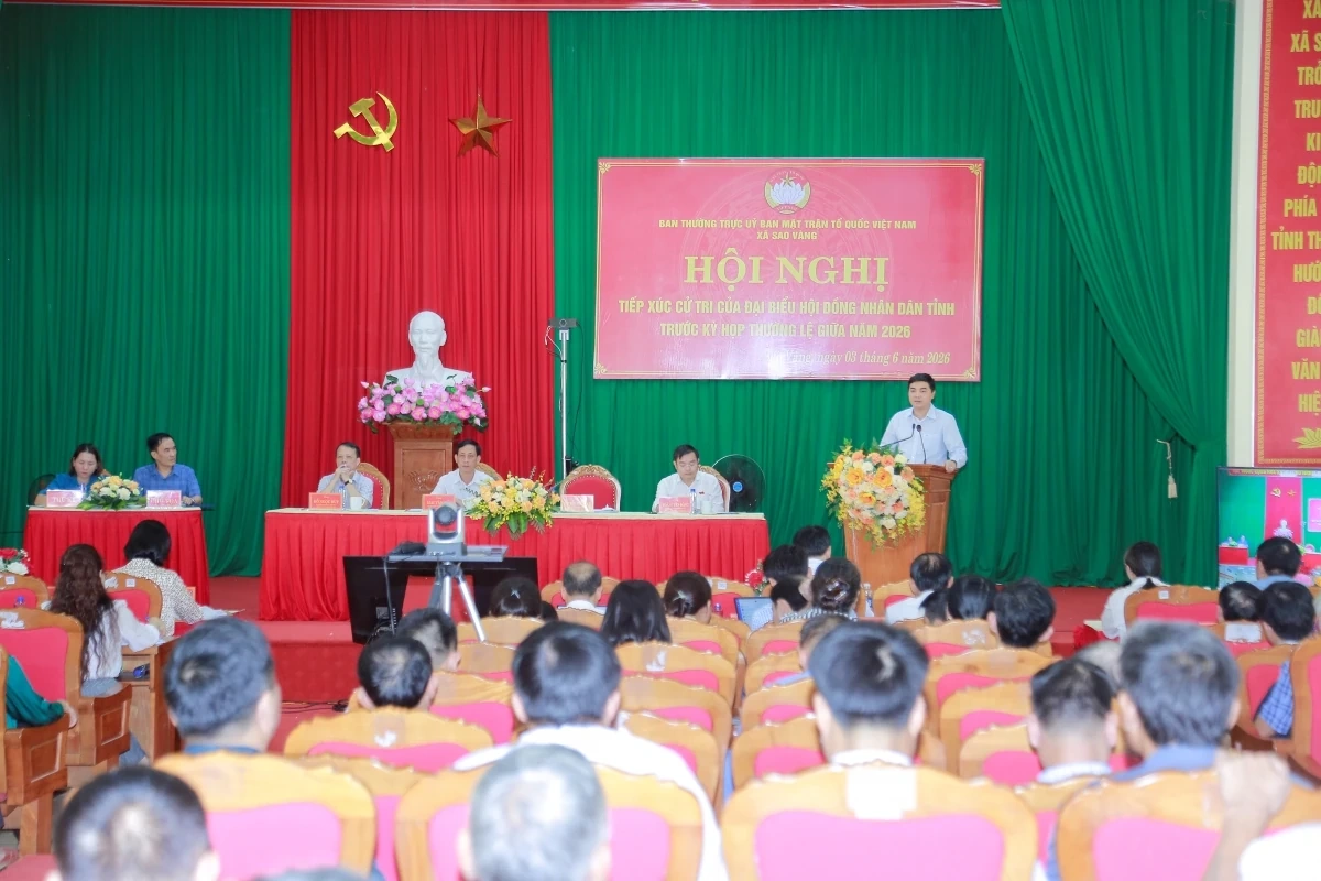 Đại biểu HĐND tỉnh lắng nghe tâm tư, nguyện vọng cử tri trước kỳ họp thường lệ giữa năm 2026