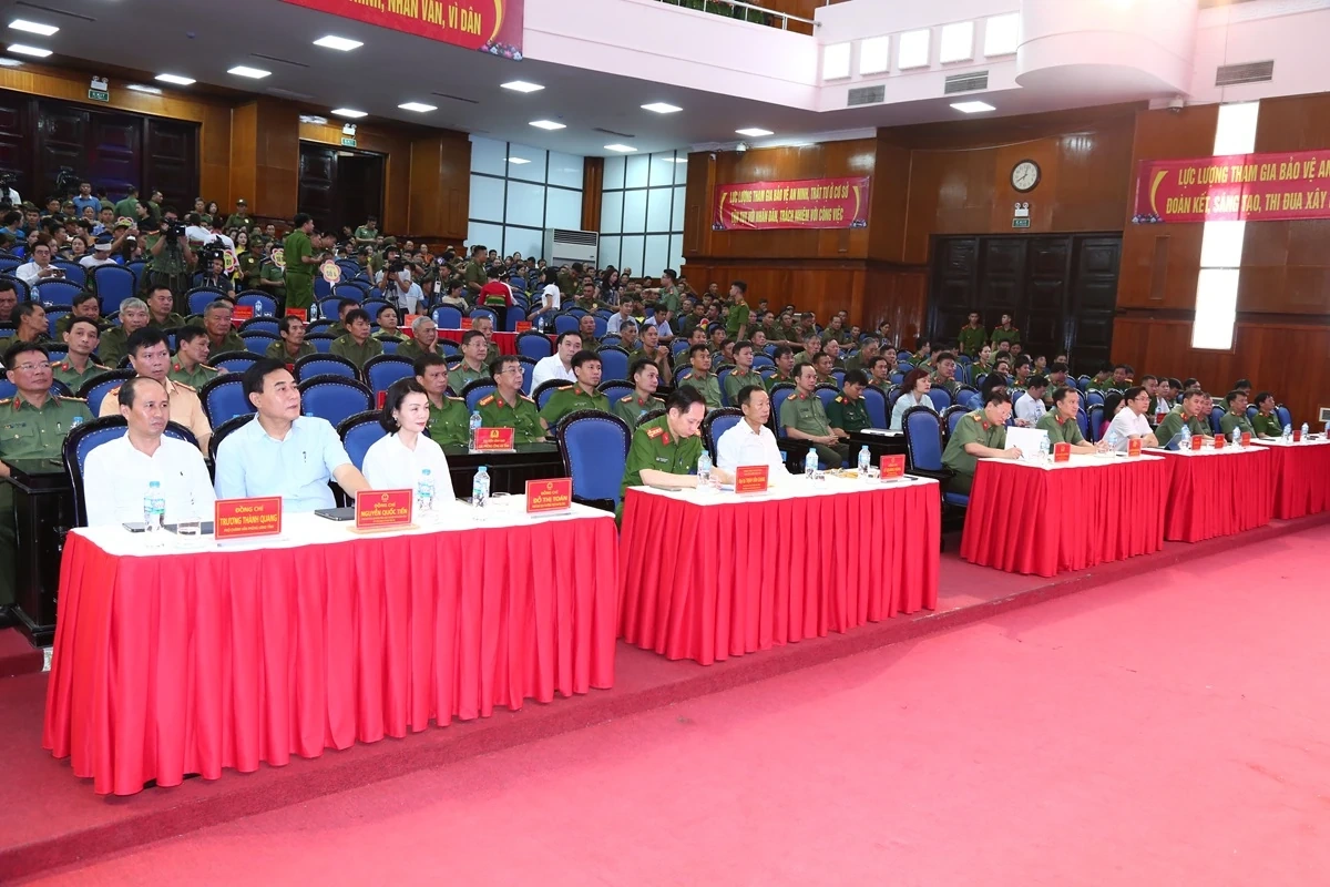 Chung kết Hội thi lực lượng tham gia bảo vệ ANTT ở cơ sở giỏi 
