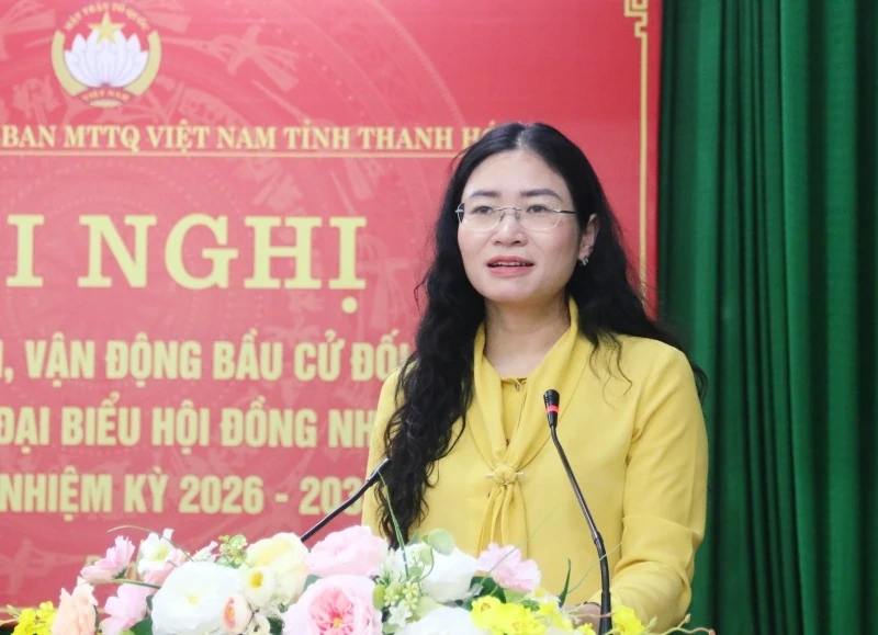 Các ứng cử viên đại biểu HĐND tỉnh tiếp xúc cử tri, vận động bầu cử tại đơn vị bầu cử số 26