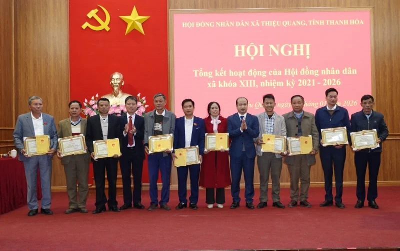 HĐND xã Thiệu Quang tổng kết hoạt động nhiệm kỳ 2021-2026