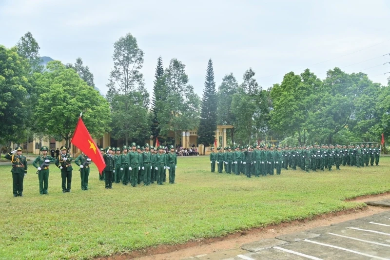 Ban Chỉ huy BĐBP tỉnh tổ chức Lễ tuyên thệ chiến sĩ mới năm 2026