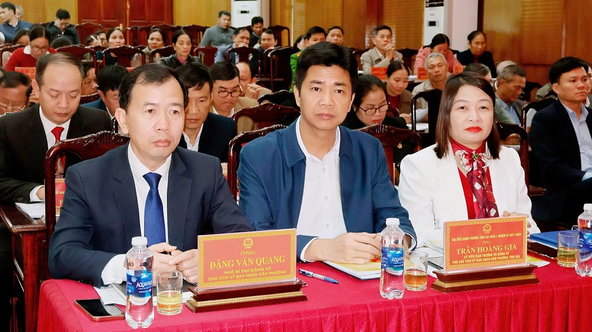 Năm 2025, phường Tĩnh Gia c&oacute; 17/21 chỉ ti&ecirc;u chủ yếu đạt v&agrave; vượt kế hoạch