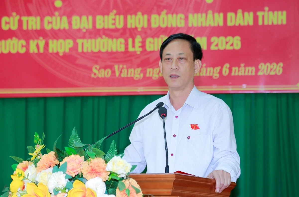 Đại biểu HĐND tỉnh lắng nghe tâm tư, nguyện vọng cử tri trước kỳ họp thường lệ giữa năm 2026