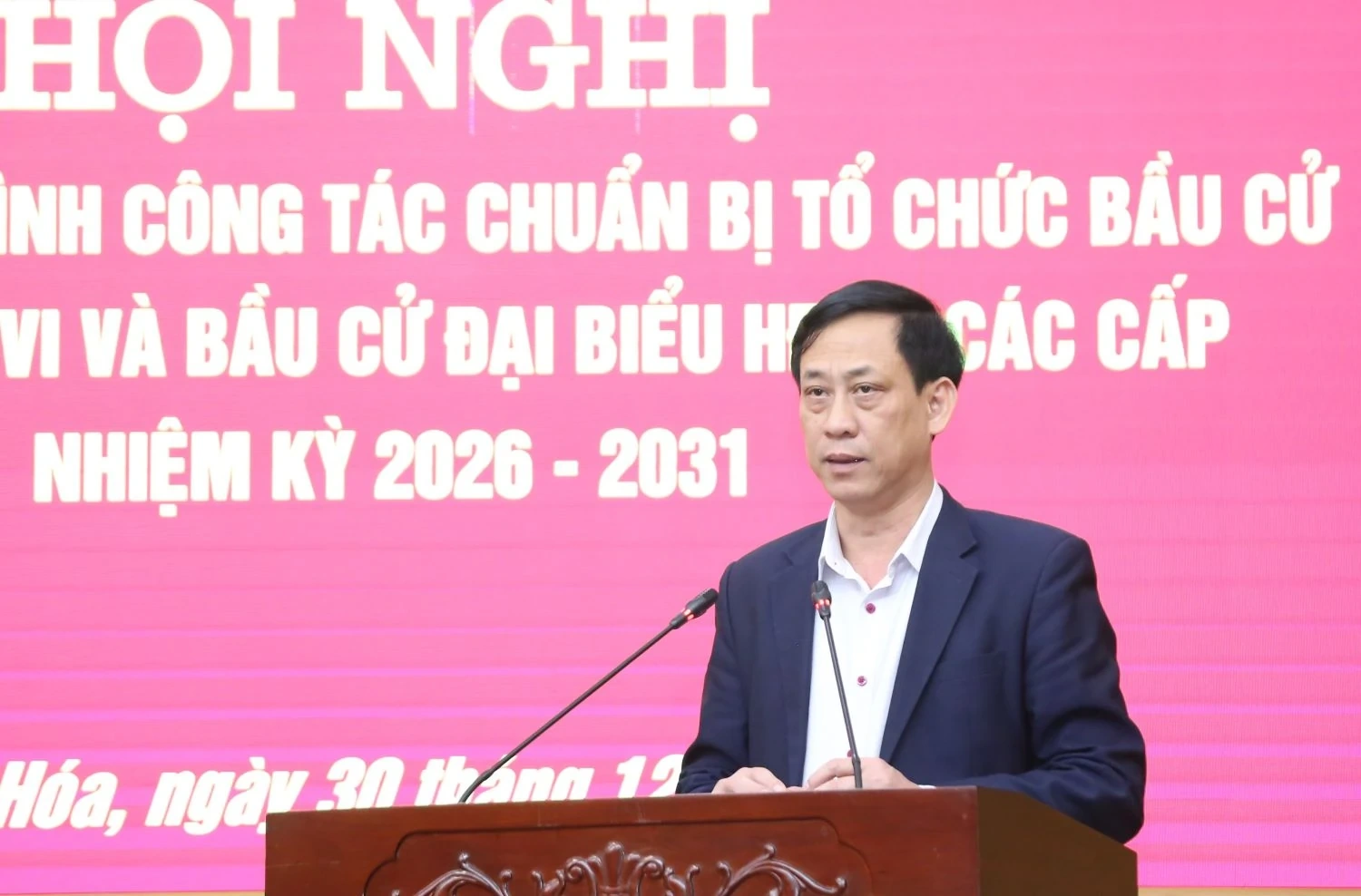 Tập trung thực hiện tốt c&aacute;c nhiệm vụ, y&ecirc;u cầu đặt ra của cuộc bầu cử ĐBQH kh&oacute;a XVI v&agrave; đại biểu HĐND c&aacute;c cấp, nhiệm kỳ 2026-2031