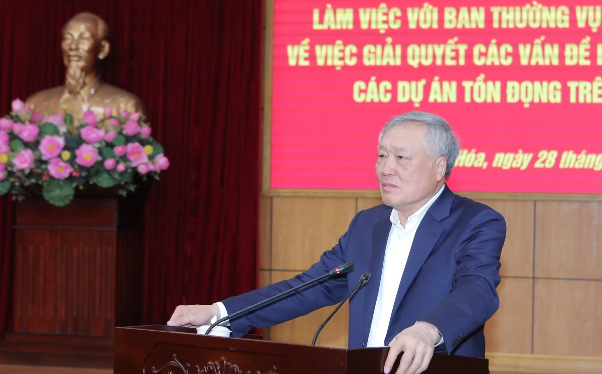 Xử l&yacute; dứt điểm c&aacute;c dự &aacute;n tồn đọng, tạo nguồn lực để tỉnh Thanh H&oacute;a ph&aacute;t triển bền vững