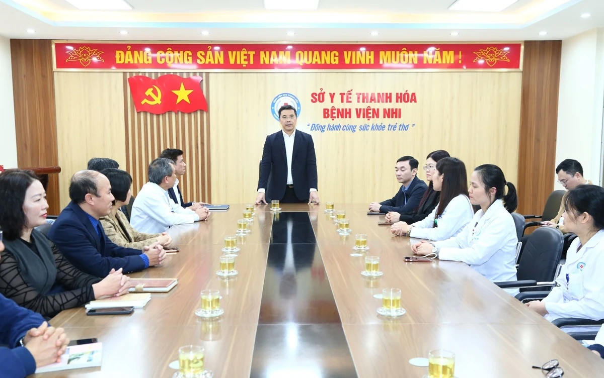 Hướng tới mục ti&ecirc;u trở th&agrave;nh bệnh viện nhi hiện đại, an to&agrave;n, th&acirc;n thiện