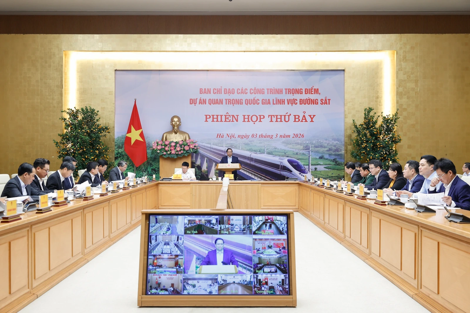 Chỉ đạo quyết liệt, đẩy nhanh tiến độ các công trình trọng điểm, dự án quan trọng quốc gia lĩnh vực đường sắt