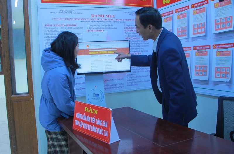 Như Xu&acirc;n đẩy mạnh cải c&aacute;ch h&agrave;nh ch&iacute;nh gắn với chuyển đổi số