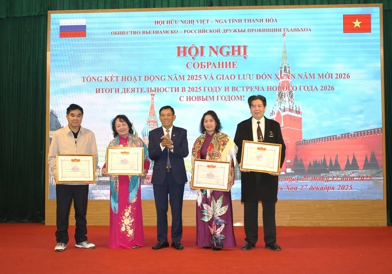 Tiếp tục n&acirc;ng cao hiệu quả hoạt động Hội Hữu nghị Việt - Nga tỉnh Thanh H&oacute;a