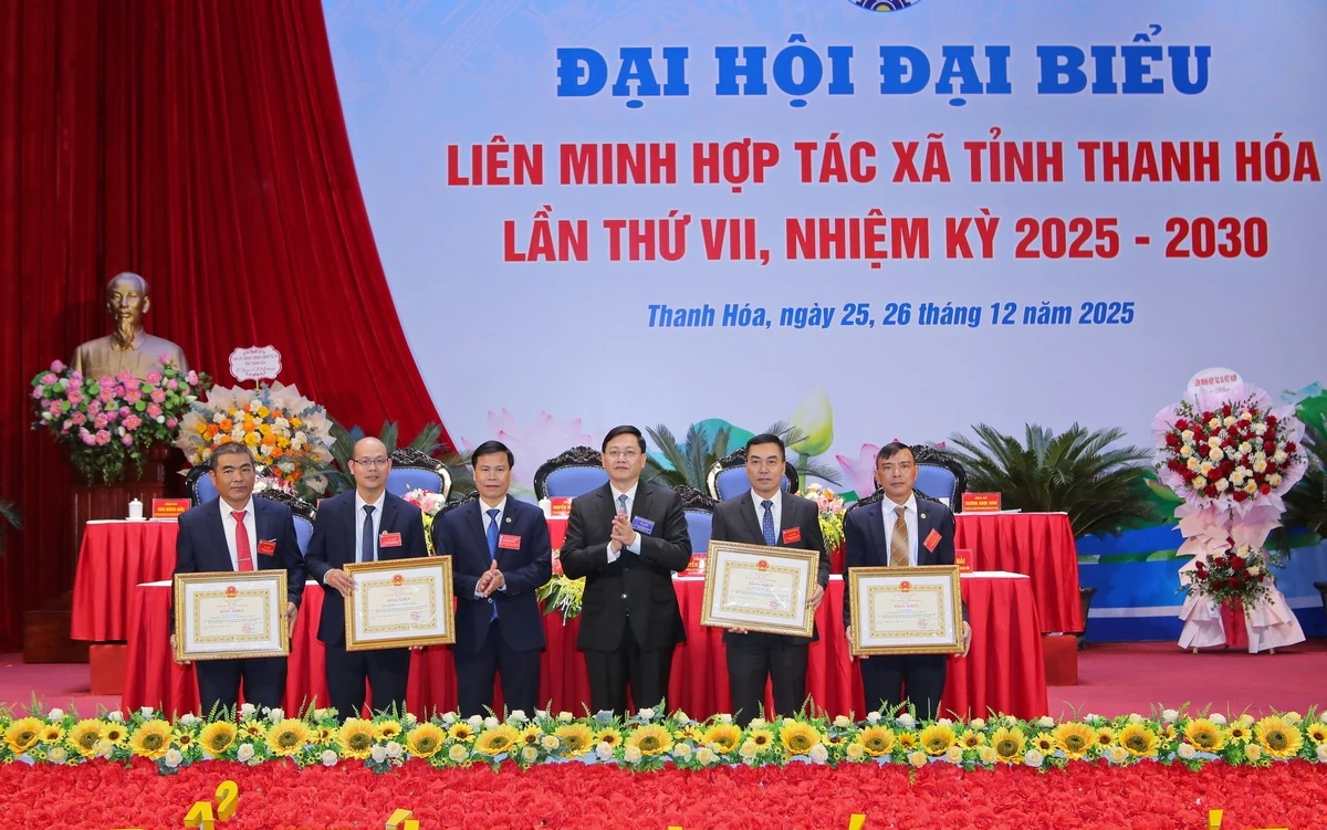 X&acirc;y dựng hệ thống Li&ecirc;n minh Hợp t&aacute;c x&atilde; tỉnh Thanh H&oacute;a vững mạnh, l&agrave; n&ograve;ng cốt th&uacute;c đẩy ph&aacute;t triển kinh tế tập thể