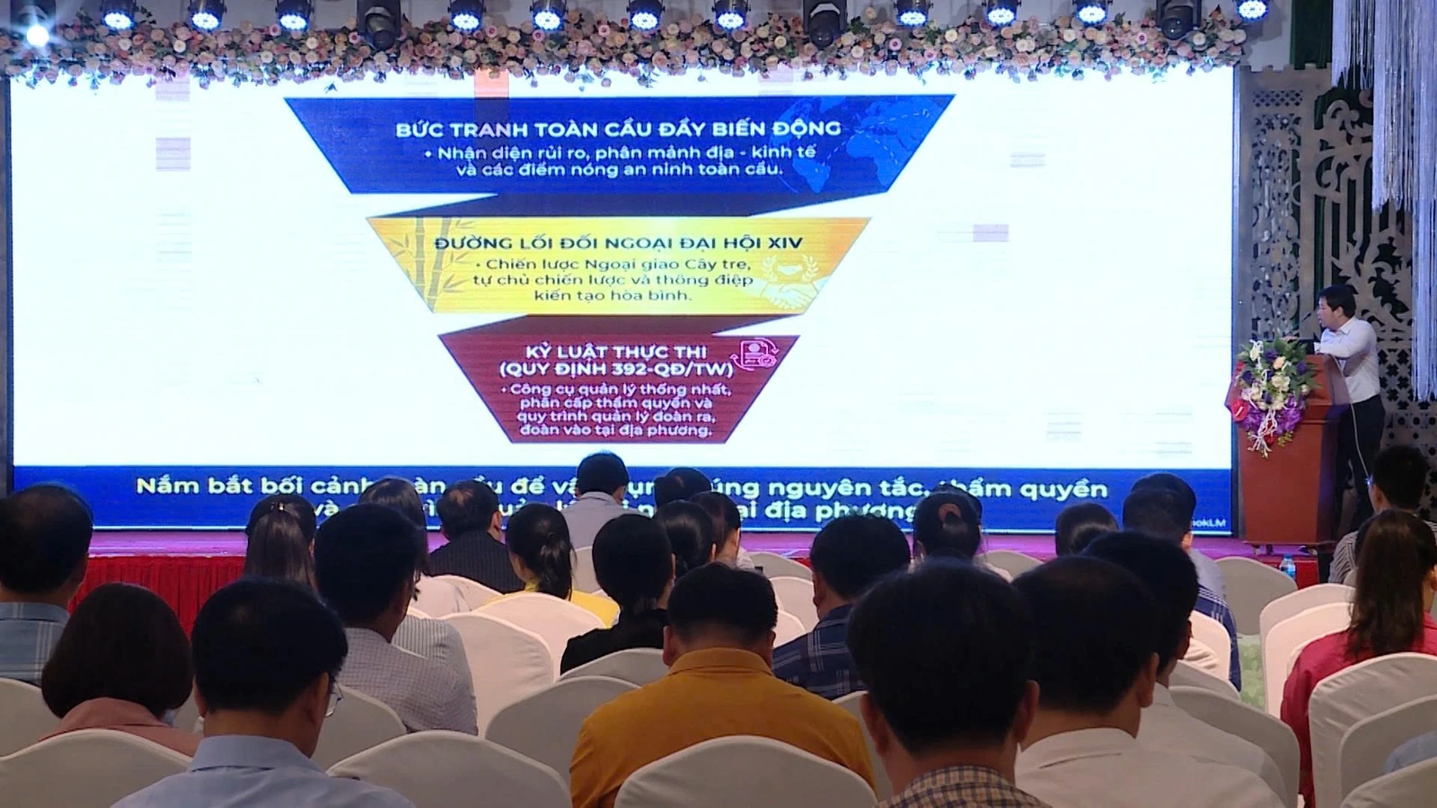 Bồi dưỡng kiến thức về hội nhập quốc tế, nghiệp vụ đối ngoại