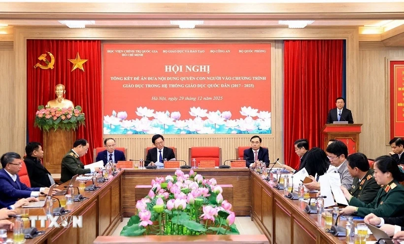 Đưa quyền con người v&agrave;o chương tr&igrave;nh gi&aacute;o dục trong hệ thống gi&aacute;o dục quốc d&acirc;n