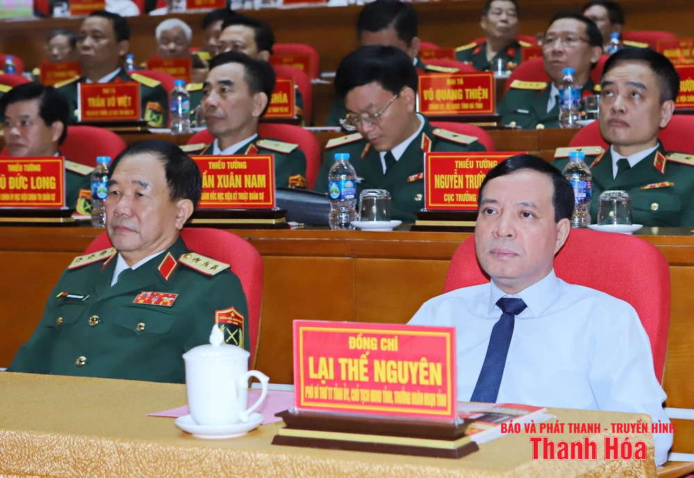 Kỷ niệm 80 năm Ngày truyền thống Lực lượng vũ trang tỉnh Thanh Hóa và đón nhận Huân chương Bảo vệ Tổ quốc hạng Nhất