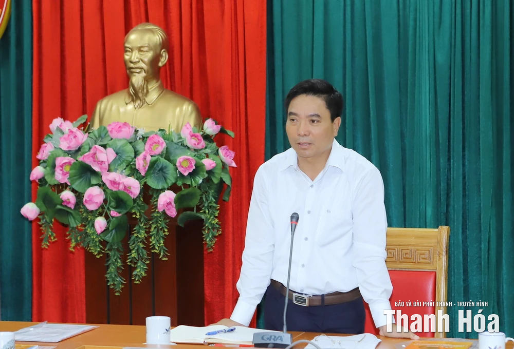 Bí thư Tỉnh ủy Nguyễn Doãn Anh thăm và làm việc với Trường Chính trị tỉnh Thanh Hóa