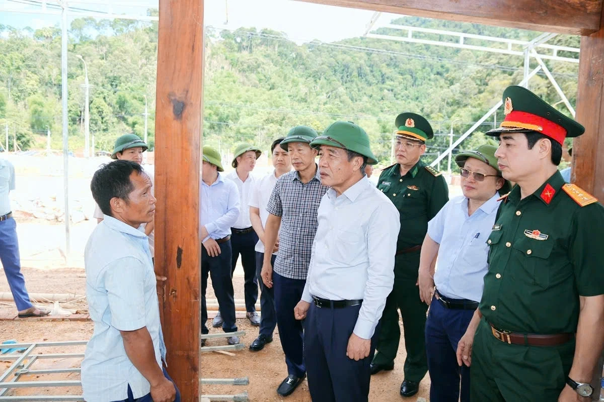 Bí thư Tỉnh ủy Lê Đức Thái thăm, làm việc tại 5 xã miền núi