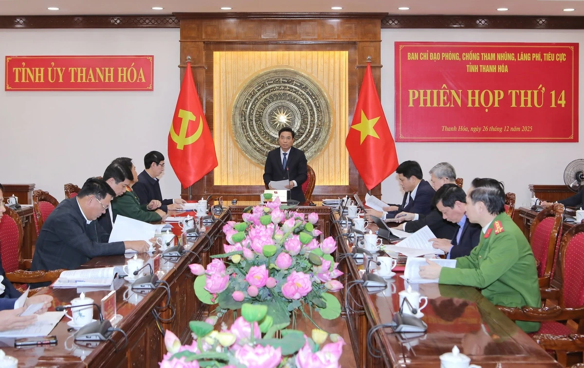 Thực hiện đồng bộ c&aacute;c giải ph&aacute;p ph&ograve;ng ngừa từ sớm, từ xa để kh&ocirc;ng thể&rdquo; tham nhũng, l&atilde;ng ph&iacute;, ti&ecirc;u cực