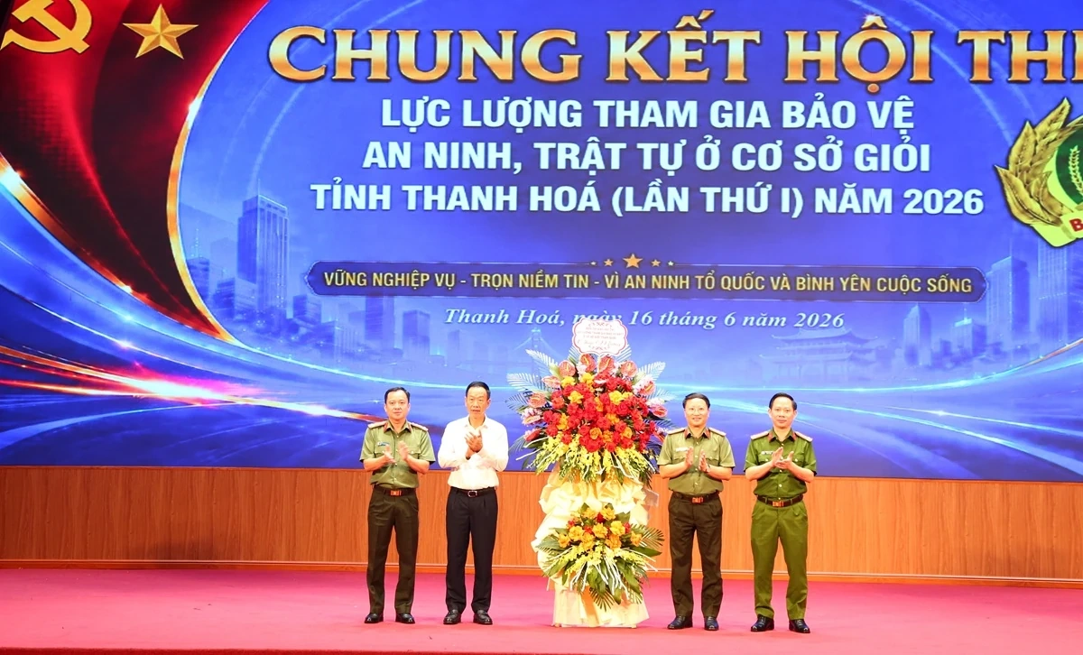 Chung kết Hội thi lực lượng tham gia bảo vệ ANTT ở cơ sở giỏi 