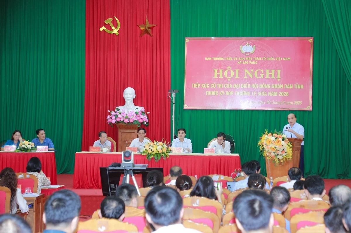 Đại biểu HĐND tỉnh lắng nghe tâm tư, nguyện vọng cử tri trước kỳ họp thường lệ giữa năm 2026